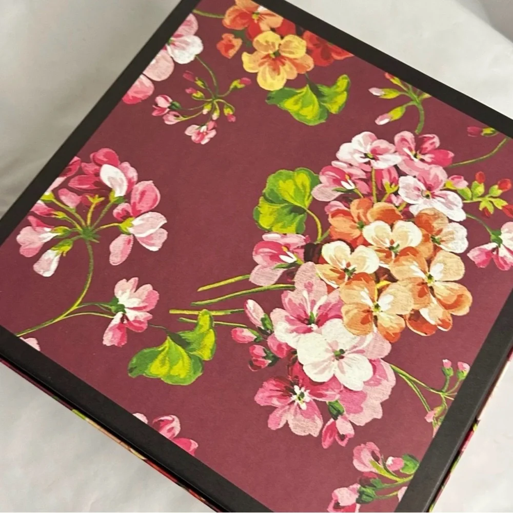 Gucci Pink and Orange Flora Floral Box